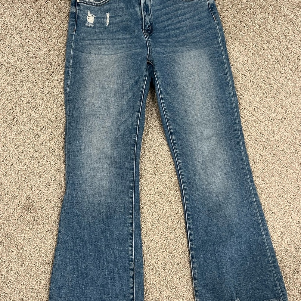 Stylish Blue Flare Women's Jeans
